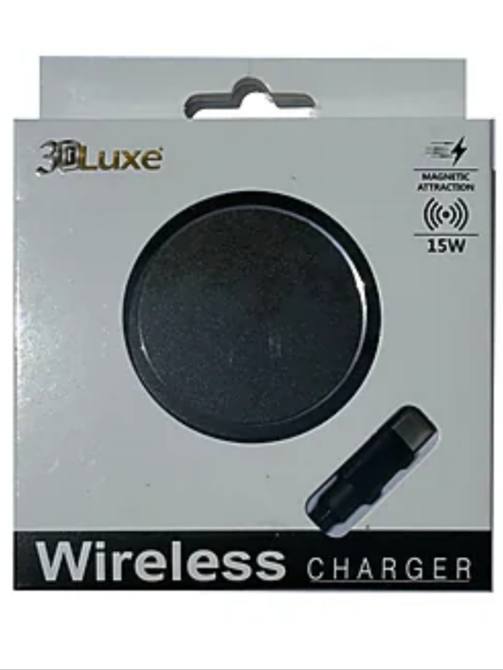 3D Luxe MagSafe Wireless Charging Pad, 3', Pink (C-WIRELESS-BLACK) NI